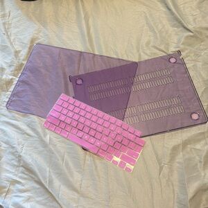 Purple Mac book air 15 inch case